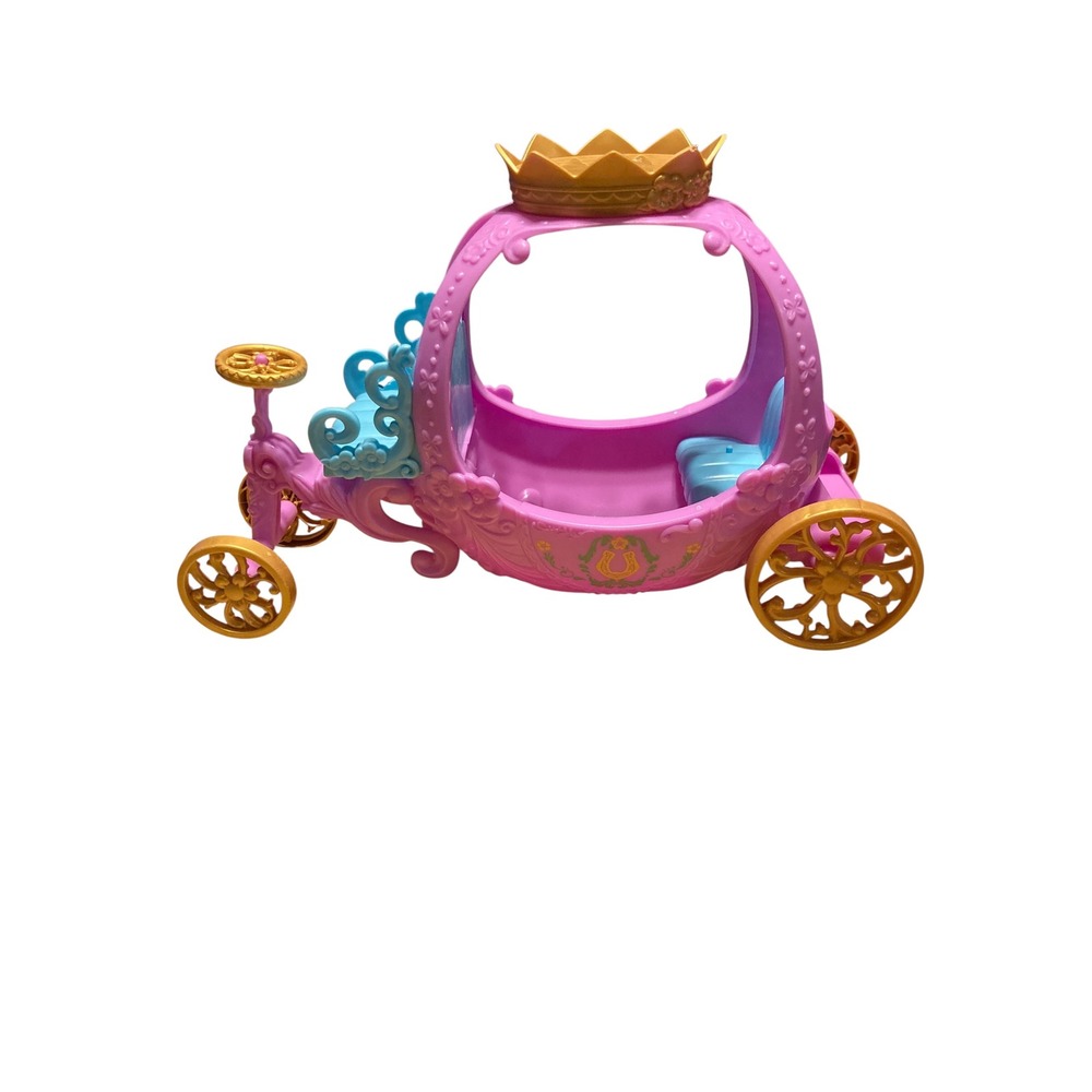 EnRoyal Horse and Carriage Pink Gold Crown Toy Vehicle